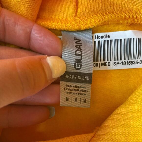 Grumpy Veteran Hoodie Gold Medium - Picture 5 of 5